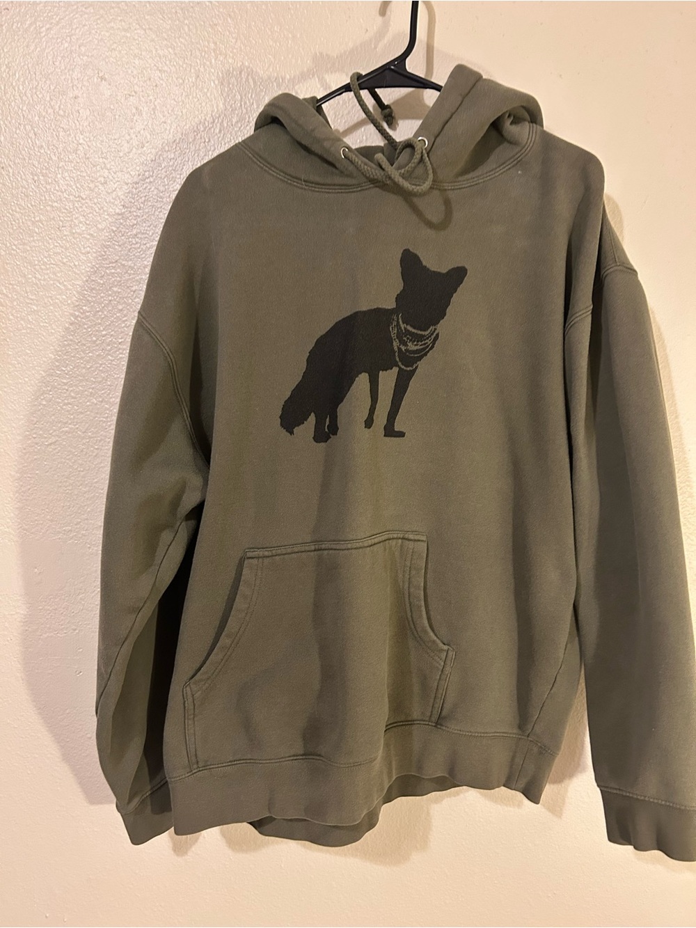 Ace Hotel Palm Springs California Retired Wolf with Bandana Unisex Hoodie